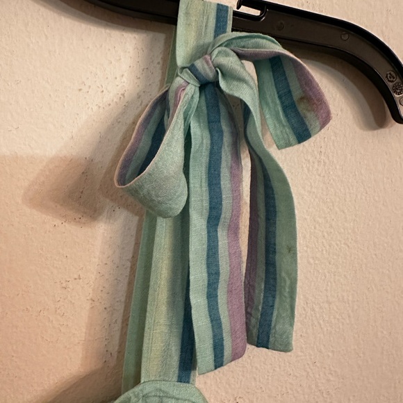 FYVE Colorful Striped Maxi Dress with Tie Straps - Medium - Picture 5 of 6